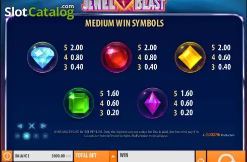 Скрин7. Jewel Blast слот