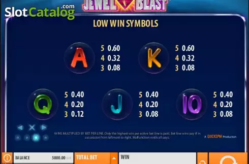Скрин8. Jewel Blast слот