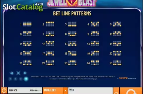 Скрин9. Jewel Blast слот