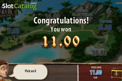 Скрин8. Treasure Island (Quickspin) слот