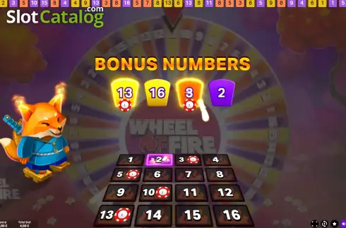 Скрин2. Wheel of Fire Live слот