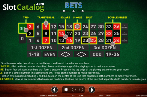 Скрин6. American Roulette (R. Franco) слот