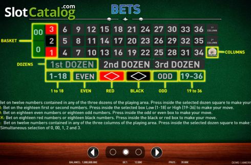 Скрин7. American Roulette (R. Franco) слот