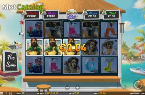 Скрин3. Beach Club слот