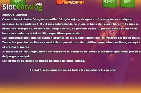 Скрин9. Draconia слот
