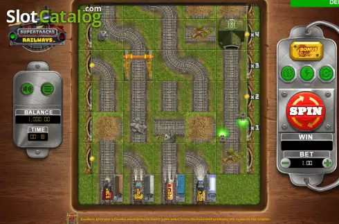 Скрин2. SuperTracks Railways слот