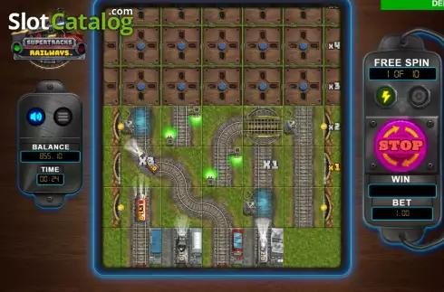 Скрин6. SuperTracks Railways слот