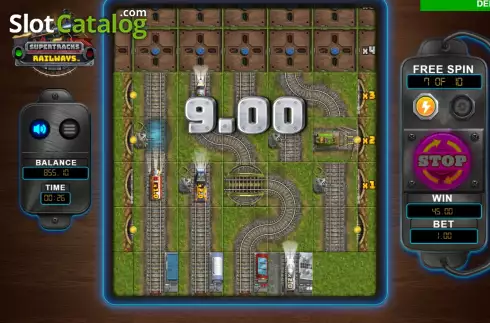Скрин7. SuperTracks Railways слот