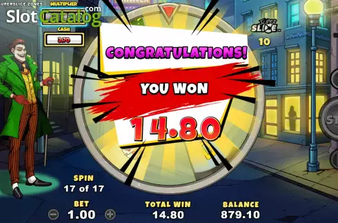Скрин7. Mad Joker SuperSlice Zones слот