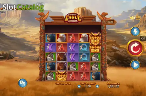 Скрин2. Mighty Eagle Extreme Smash Pots слот