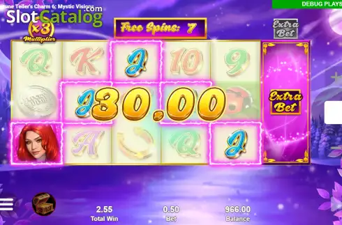 Скрин3. Fortune Teller's Charm 6 Mystic Visions слот