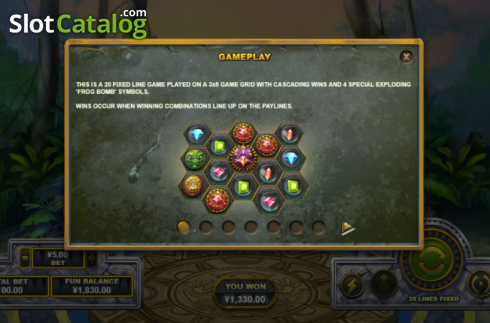 Скрин7. Fortune Frog (RTG) слот