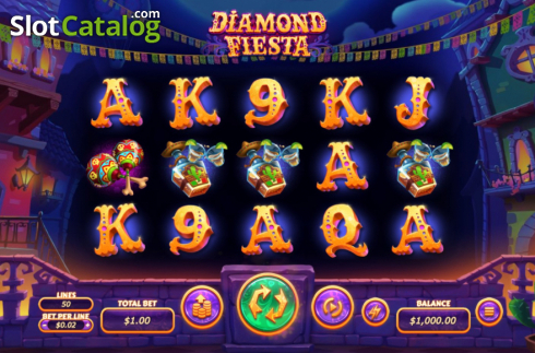 Скрин2. Diamond Fiesta слот