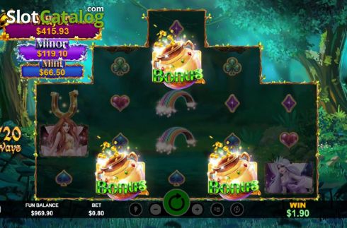 Скрин4. Paddys Lucky Forest слот