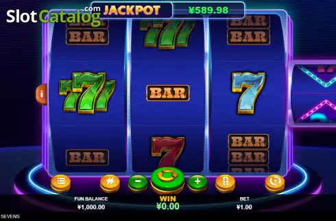 Скрин2. Jackpot Sevens (RTG) слот