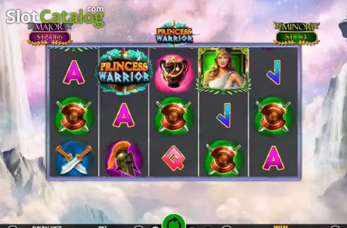 Скрин2. Princess Warrior слот