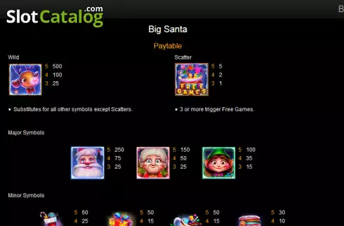 Скрин5. Big Santa слот
