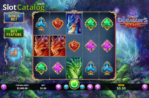 Скрин2. Doragon's Gems слот