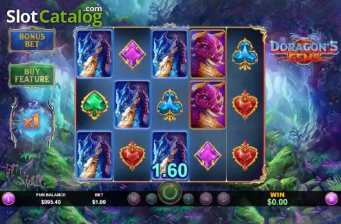 Скрин4. Doragon's Gems слот
