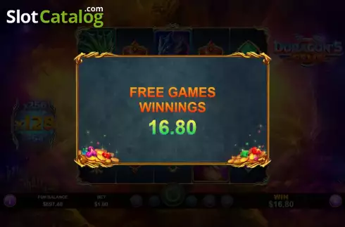 Скрин8. Doragon's Gems слот