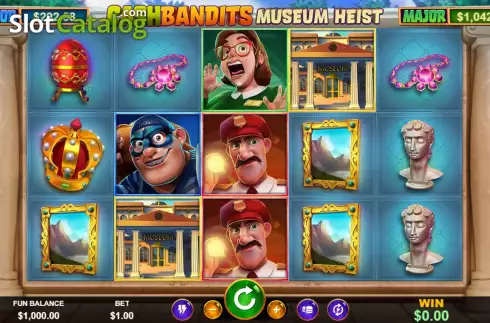 Скрин2. Cash Bandits Museum Heist слот