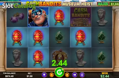 Скрин4. Cash Bandits Museum Heist слот