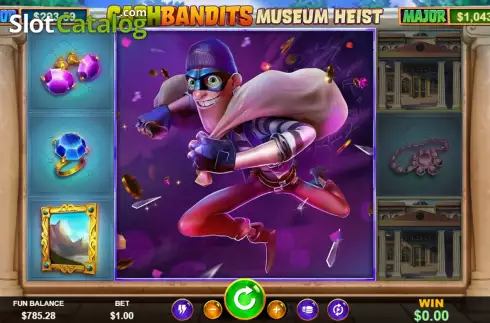 Скрин5. Cash Bandits Museum Heist слот