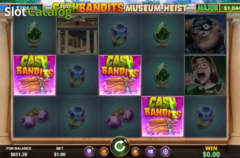 Скрин6. Cash Bandits Museum Heist слот