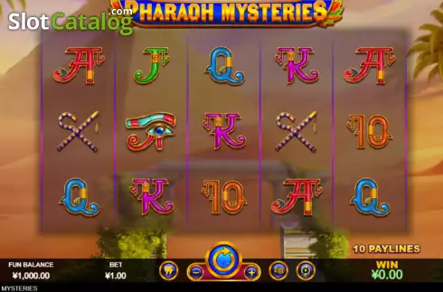 Скрин2. Pharaoh Mysteries слот