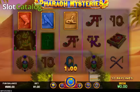Скрин3. Pharaoh Mysteries слот
