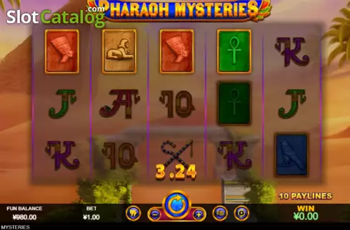 Скрин4. Pharaoh Mysteries слот