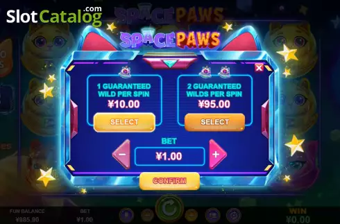Скрин5. Space Paws слот