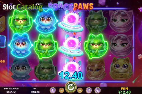 Скрин6. Space Paws слот