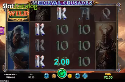 Скрин4. Medieval Crusades слот