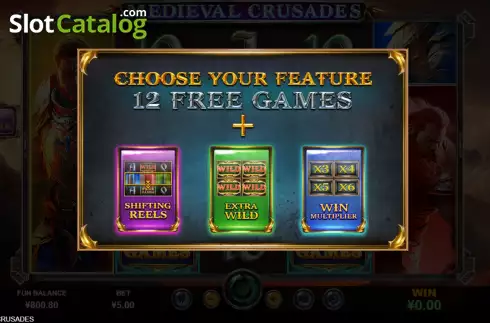 Скрин5. Medieval Crusades слот