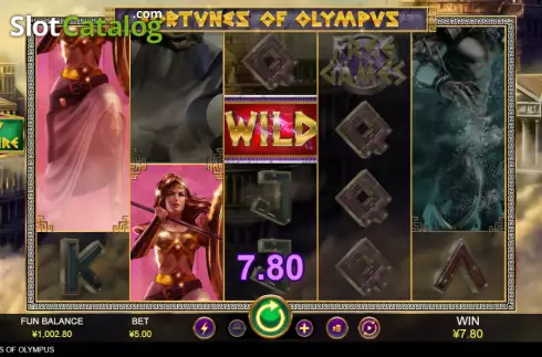 Скрин3. Fortune of Olympus (RTG) слот