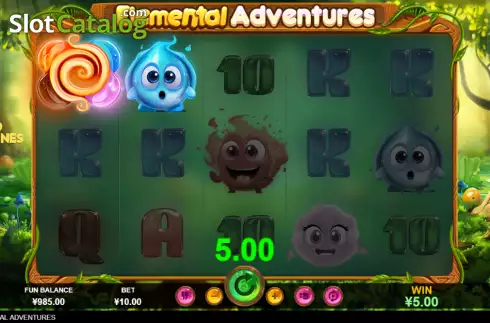 Скрин3. Elemental Adventures слот