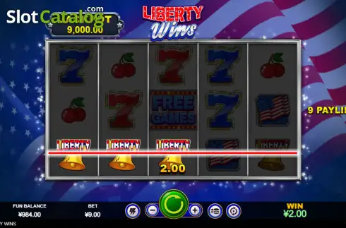 Скрин3. Liberty Wins слот