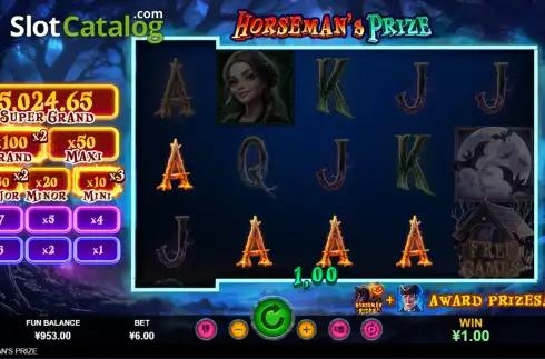 Скрин3. Horseman's Prize слот