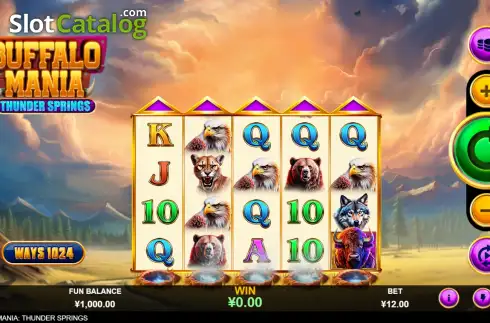Скрин2. Buffalo Mania: Thunder Springs слот