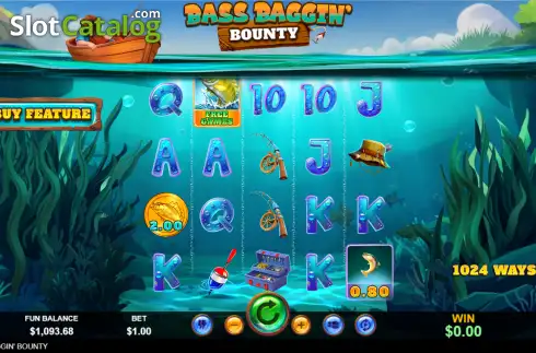 Скрин2. Bass Baggin' Bounty слот