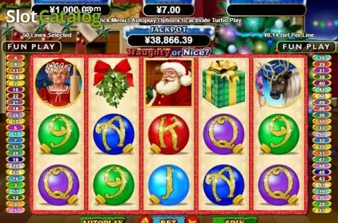 Скрин2. Naughty or Nice? слот