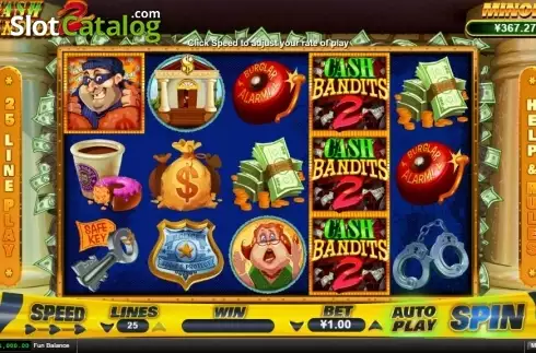 Скрин2. Cash Bandits 2 слот