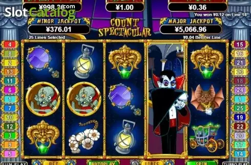 Скрин3. Count Spectacular слот