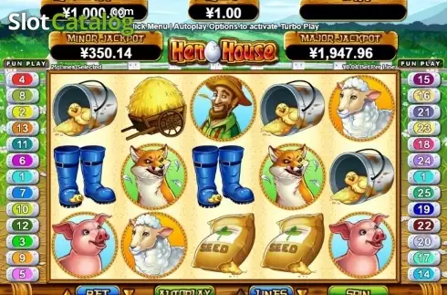 Скрин2. Hen House слот