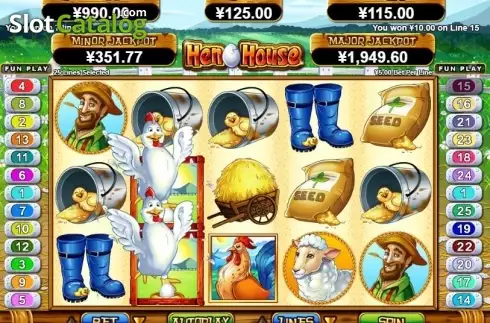 Скрин3. Hen House слот