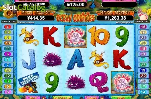 Скрин2. Ocean Oddities слот