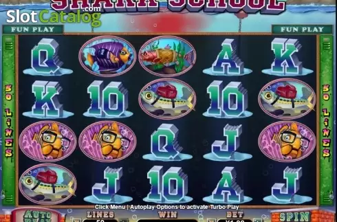 Скрин2. Shark School слот