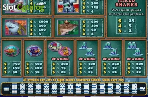 Скрин4. Shark School слот