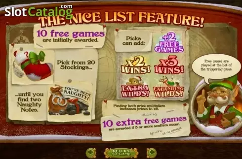 Скрин9. The Nice List слот